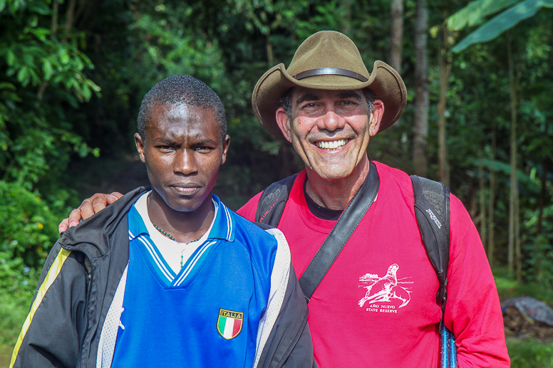 waterfall hike - tanzania 2010